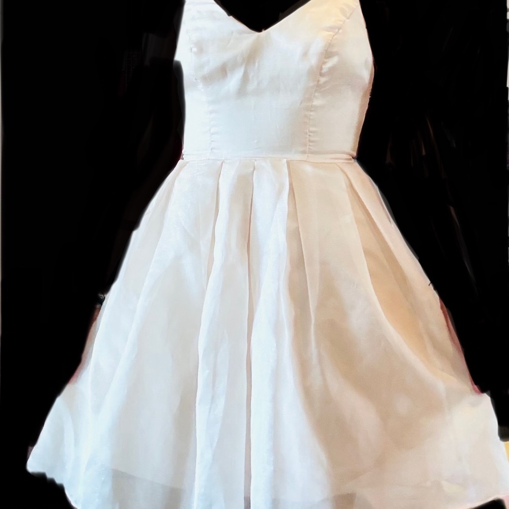 Mini White Dress